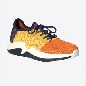 L’Amour des Pieds Women’s Vibrant Orange and Yellow Sneakers size 9M